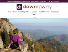 Tablet Screenshot of dawnrowleyhypnotherapy.com